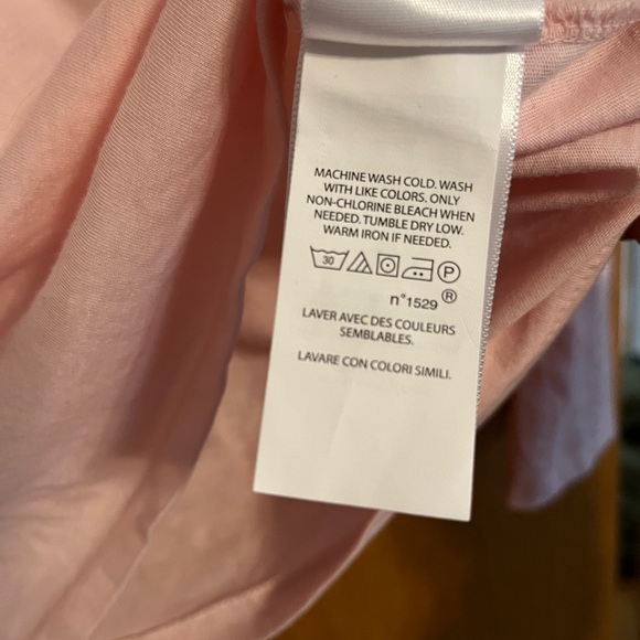 Light Pink Ralf Lauren Polo Long Sleeve Tee - Picture 6 of 8